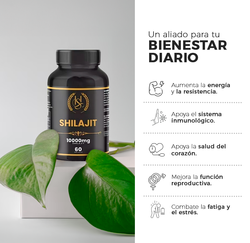 Shilajit Original - Vitalidad y Fuerza al Instante